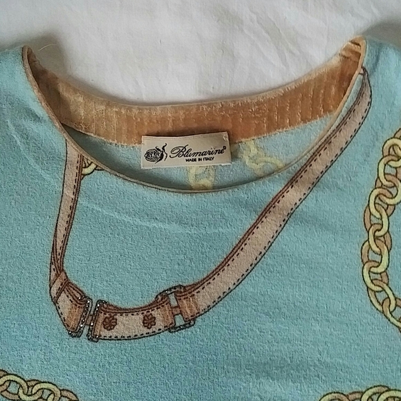 BLUMARINE - vintage chain, leather strap, and buck - Picture 2 of 5